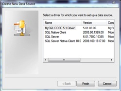 Add New ODBC Data Source