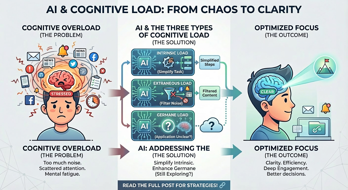 Where ai helps in reducing cognitive load, and where it does not?